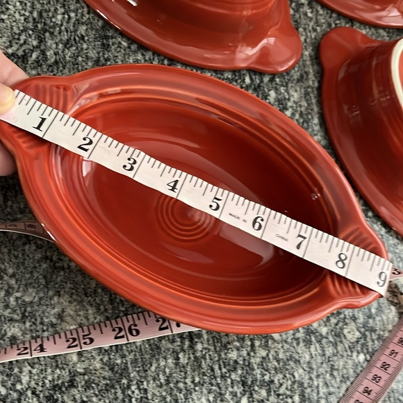 Fiesta Oval Casserole Dishes-Set of 4 EUC - Picture 5 of 5